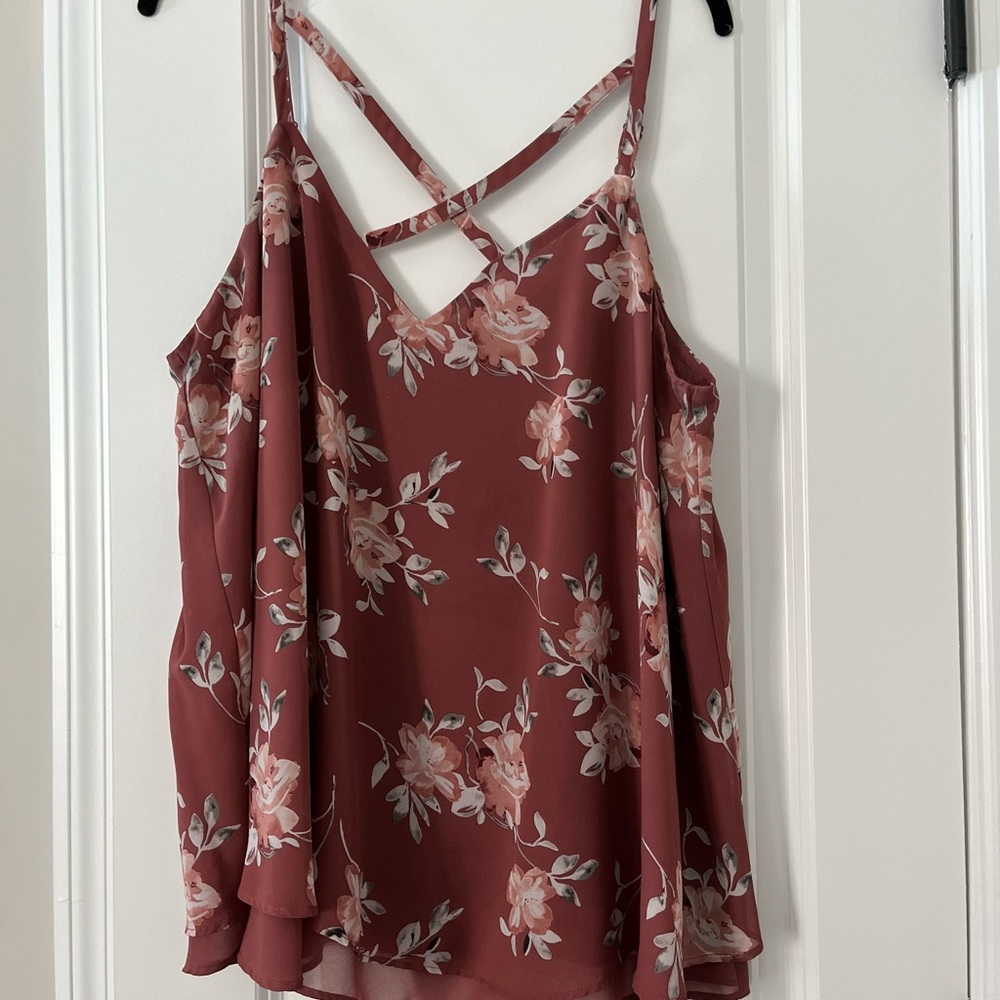 Torrid size 1 Sophie strappy swing cami